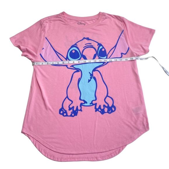 Disney Lilo & Stitch Weird But Cute Tee Stitch Pink Sz XXL - Picture 4 of 9